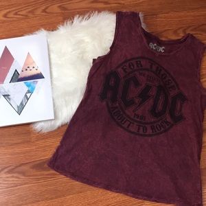 AC DC tank top